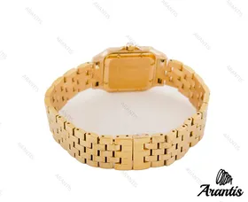 ساعت کارتیه زنانه مدل پنته نگین‌دار سایز مدیوم w-8083