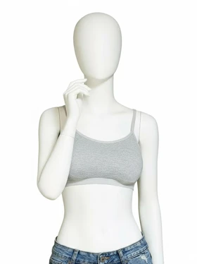 نیم‌تنه کاپ‌دار نخ پنبه ساده