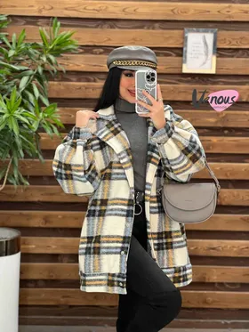 شکت چهارخونه آستین پفی