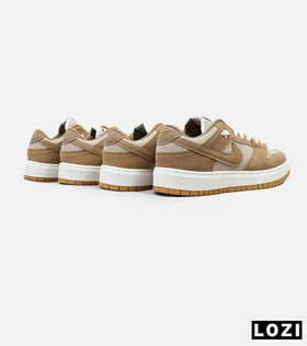 کفش کتانی مردانه قهوه ای کرم نایک NIKE SB