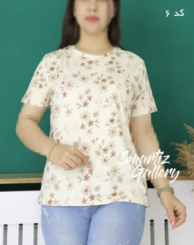 تیشرت یقه گرد پینترستی