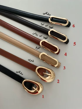 کمربند چرم زنانه شیک کد 1013