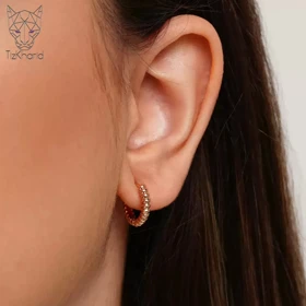 گوشواره ژوپینگ حلقه‌ای باگتی