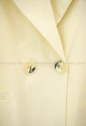 کت لینن آستین آستر دار کد1004064