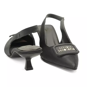 کفش مجلسی زنانه پاشنه‌دار 5 سانت مدل 400923 _ sandal valentino