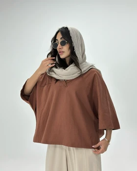 شومیز کتان پنبه