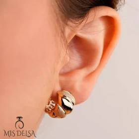 گوشواره دو طرح ژوپینگ کد 1420