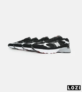کفش کتانی بزرگ پا مشکی طوسی NEW BALANCE 993