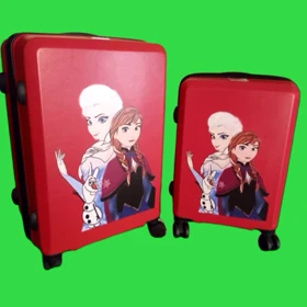 چمدان کودک السا و آنا سایز 24 رنگ قرمز