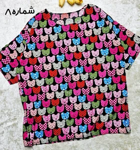 تیشرت نخی قواره دار کد 837