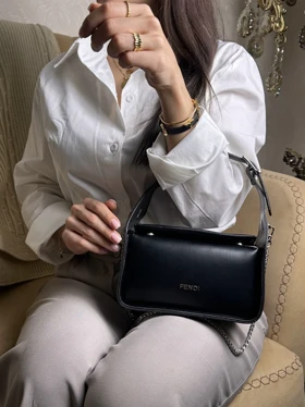 کیف دخترانه اسپرت مدل فندی کد 2340 (مشکی)