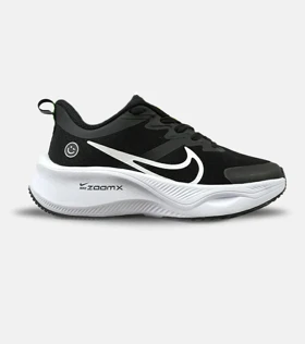 کفش کتانی بزرگ پا مشکی سفید NIKE zoom x smiley