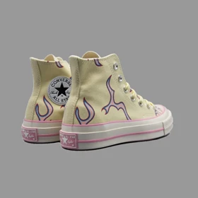 کانورس گلف زرد ساق‌دار Converse Golf le Fleur Yellow Flame