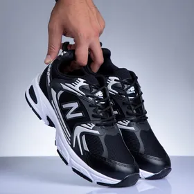 کفش کتانی نیوبالانس مشکی سفید New Balance Black530
