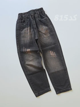 شلوار مام استایل جین سایز بزرگ (815)8تا20سال