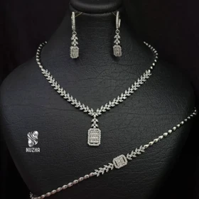 سرویس نقره زنانه کدsnz1049