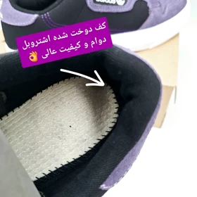 کتانی آدیداس مردانه مشکی بنفش جدید جنس کتان تنفسی کیفیت عالی (قیمت تولید و ارسال رایگان)