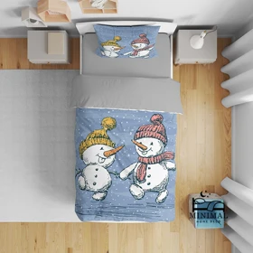 روتختی کودک طرح آدم برفی مدل T4974