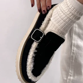 کالج خزدار تک سگک 4219 (مشکی)