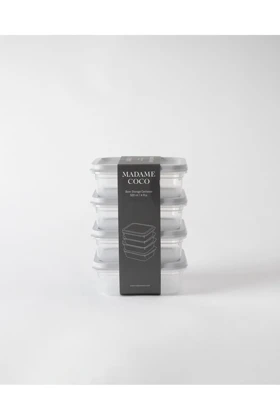 ظرف نگهداری Madame Coco مدل Bonn پلاستیکی - خاکستری