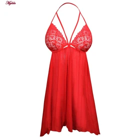 لباس خواب زنانه رنگ قرمز