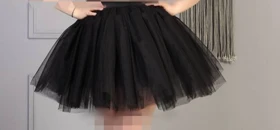 دامن توری عروسکی دخترانه