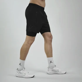 شلوارک کشاله دار رانینگ ورزشی مردانه نایک مدل DS-JDI-4E0643 مشکی