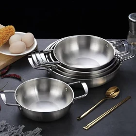 تابه سرو دسته دار گرد و گود سیلور