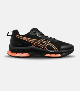 کفش کتانی مردانه مشکی نارنجی ASICS GORETEX