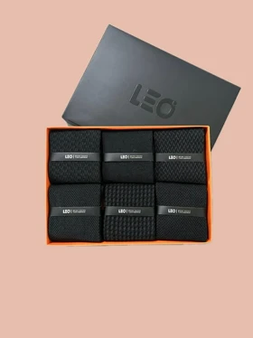 جوراب ساق بلند مردانه کلاسیک LEO کد 143