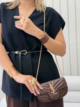 کیف زنانه چرمی مینی بگ ایرنه