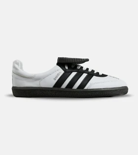 کفش کتانی مردانه و زنانه سفید مشکی ADIDAS Samba