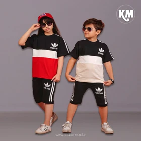 تیشرت شلوارک طرح آدیداس