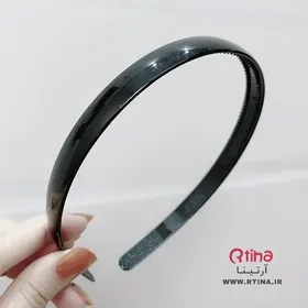 تل مو ساده مشکی اسپرت ضد لغزش/ دندانه دار و نشکن