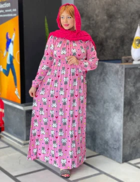پیراهن نخی آستین بلند پژواک کد : S231