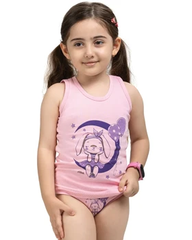 ست زیرپوش و شورت دخترانه طرح خرگوش سیلکا