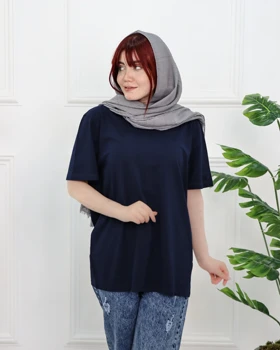 تیشرت بیسیک یقه گرد 0864
