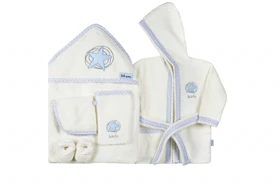 سرویس حوله ستاره آبی پنج تیکه ROSEBORN Little Sweetie-Boy