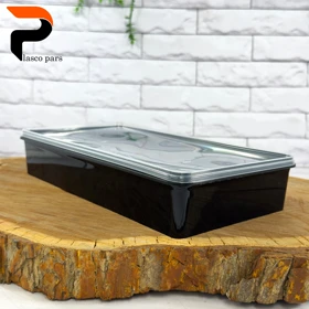 ظرف 2 لیتری دو عددی مشکی طب