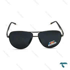 عینک دودی پورشه مردانه مشکی پلاریزه Porsche-6484-G