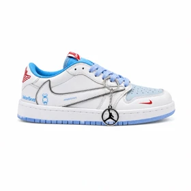 کفش و کتانی مردانه مدل نایک ترویس NIKE TRAVIS رنگ سفید آبی کد 30953