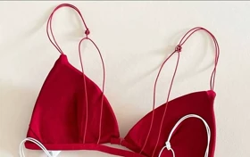 سوتین مثلثی جلو بازشو کد 1564