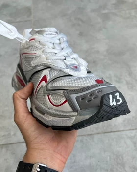 کتانی BALENCIAGA RUNNER طوسی قرمز