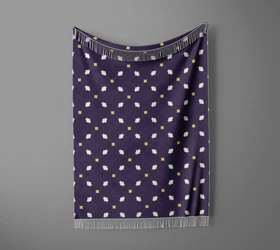 شال مبل ریش دار sofa shawl 107