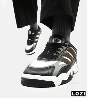 کفش کتانی مردانه مشکی سفید ADIDAS niteball 2.0