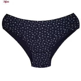 شورت زنانه آیدا مدل اسلیپ چاپی کد 4949 بسته 6 عددی