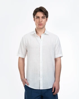 پیراهن مردانه آستین کوتاه M0104