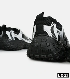 کفش کتانی مردانه و زنانه سفید مشکی NEW BALANCE 530 V02