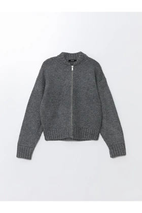 ژاکت کش باف پشمی زنانه اورجینال ال سی وایکیکی lc-waikiki