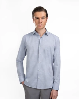 پیراهن مردانه چهارخانه کد 1811